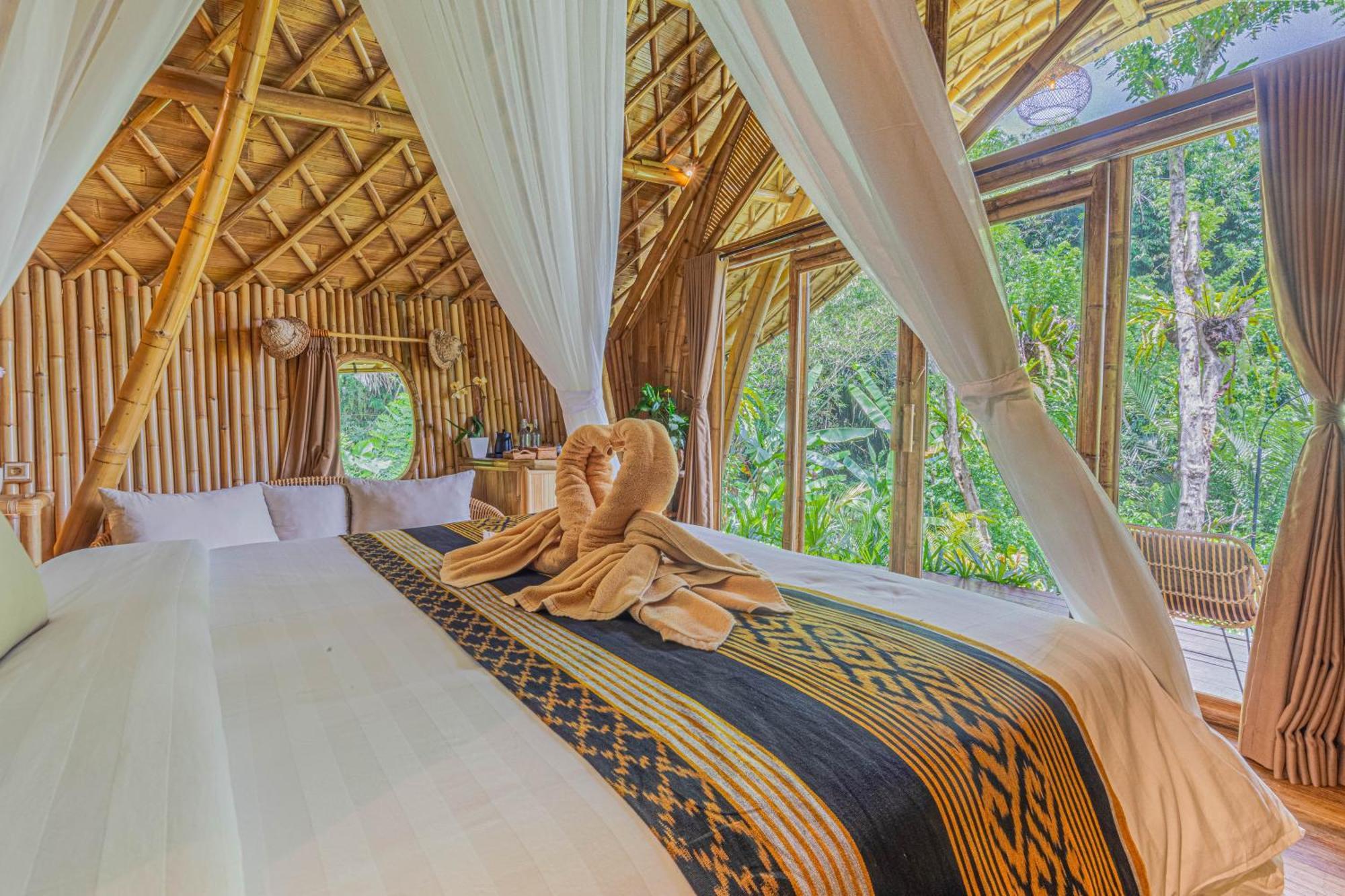 فيلا Arcada Bali Bamboo House سيديمين المظهر الخارجي الصورة