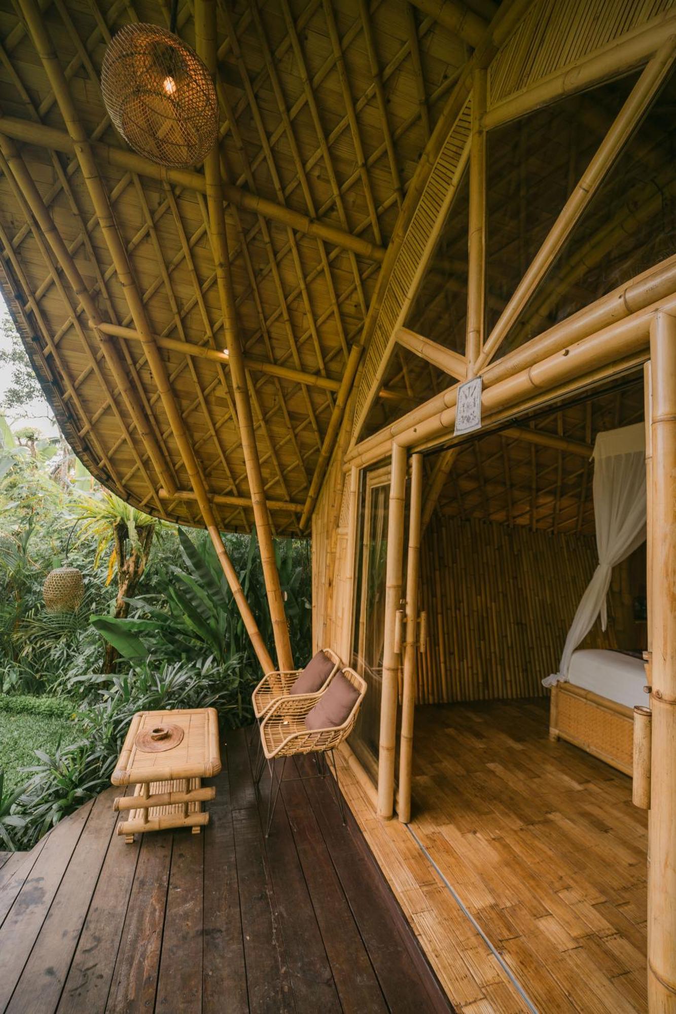 فيلا Arcada Bali Bamboo House سيديمين المظهر الخارجي الصورة