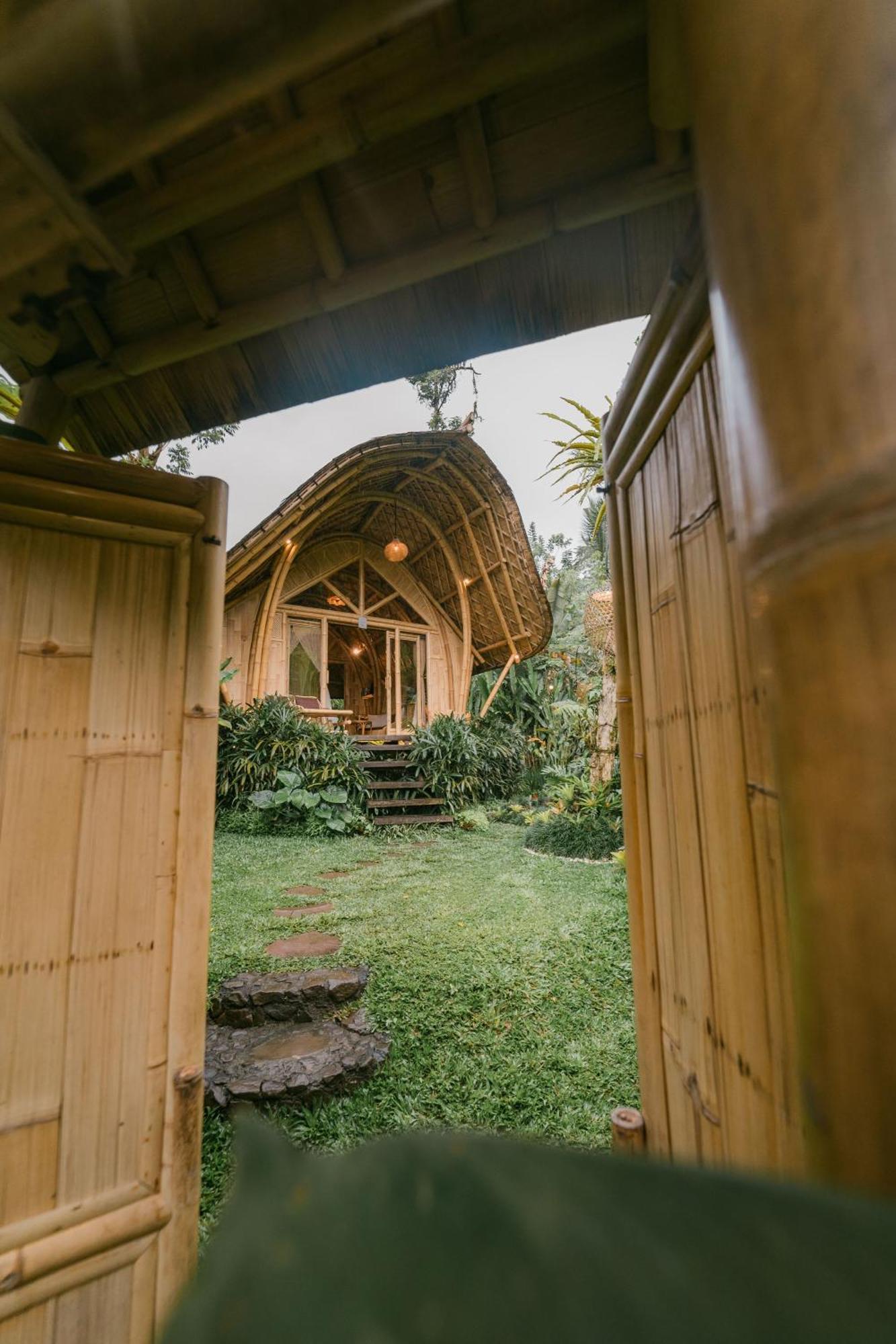فيلا Arcada Bali Bamboo House سيديمين المظهر الخارجي الصورة
