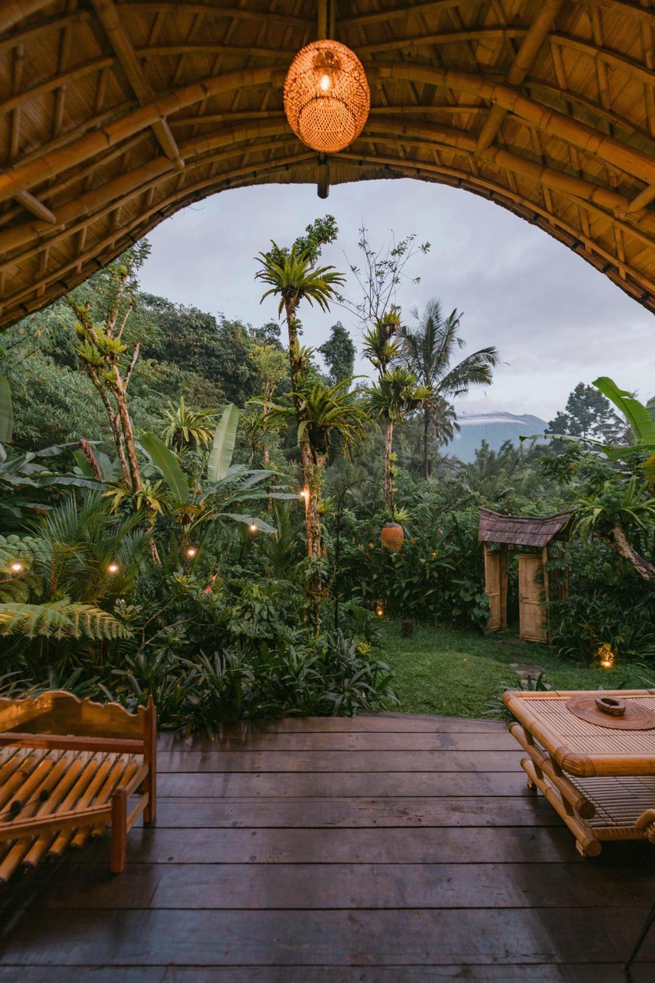 فيلا Arcada Bali Bamboo House سيديمين المظهر الخارجي الصورة