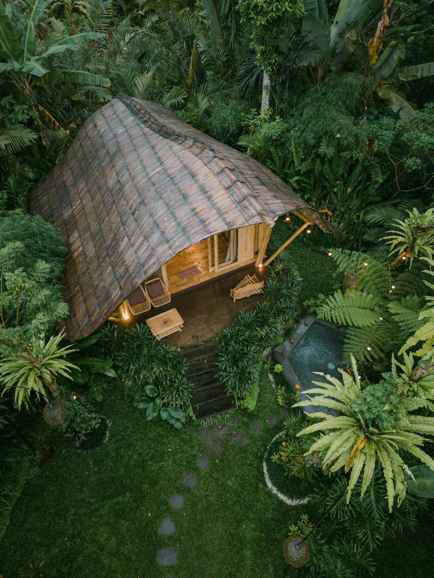 فيلا Arcada Bali Bamboo House سيديمين المظهر الخارجي الصورة