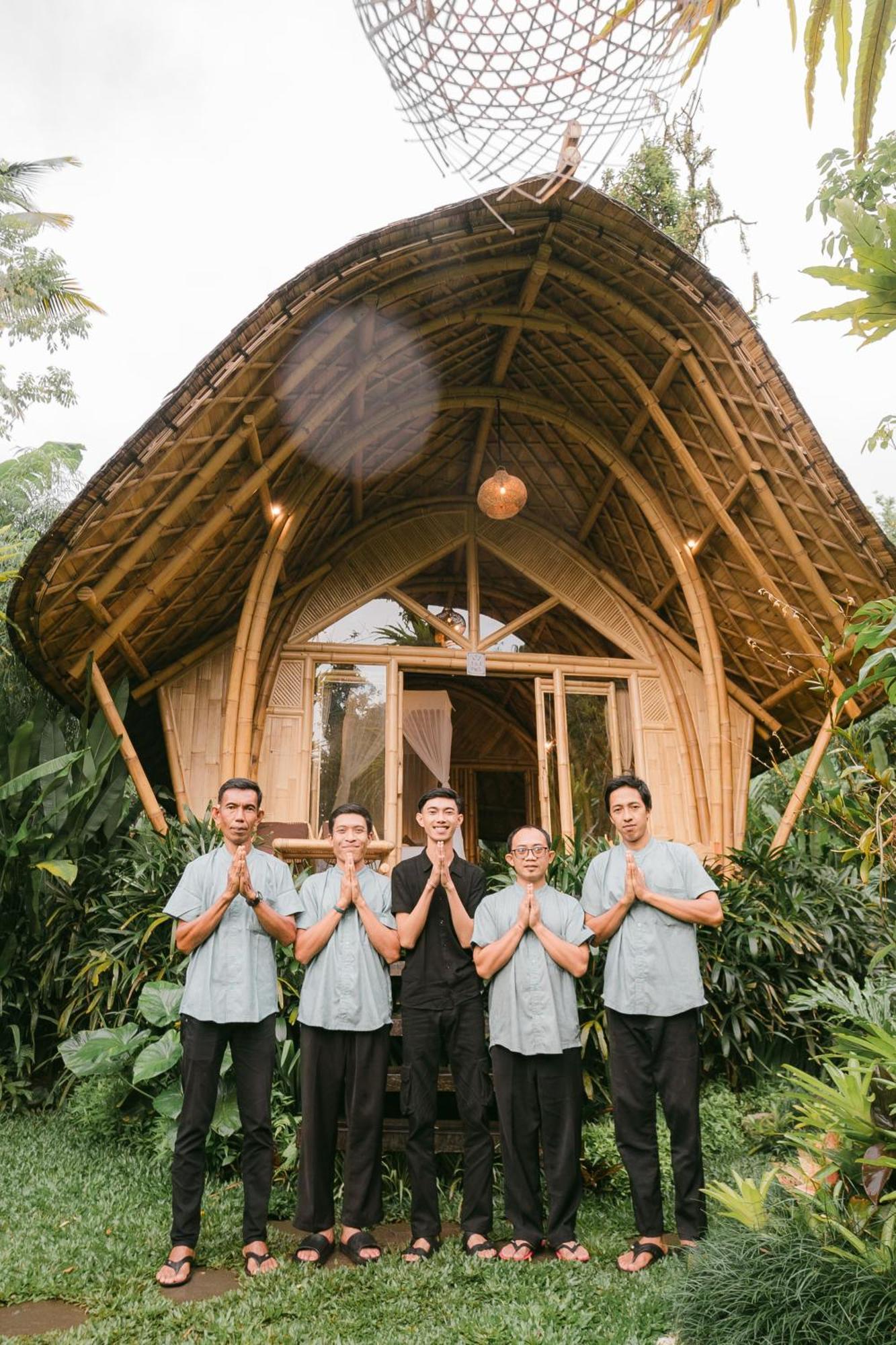 فيلا Arcada Bali Bamboo House سيديمين المظهر الخارجي الصورة