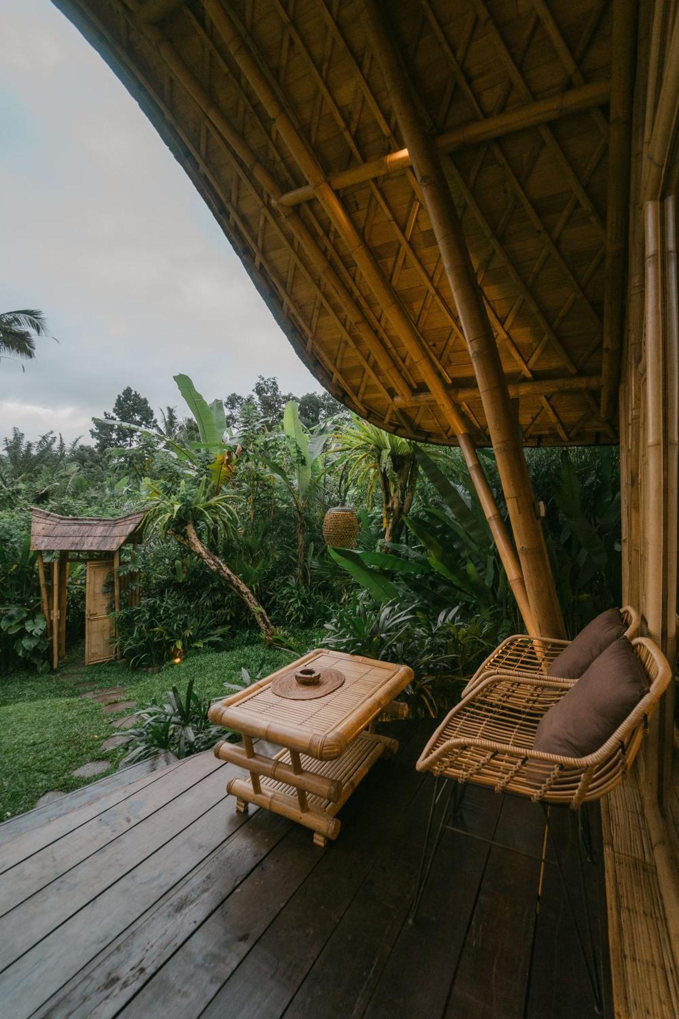 فيلا Arcada Bali Bamboo House سيديمين المظهر الخارجي الصورة