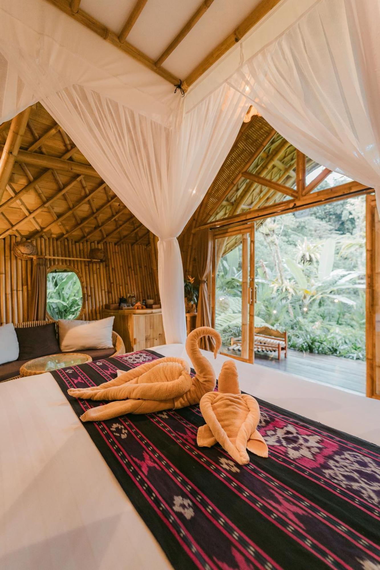 فيلا Arcada Bali Bamboo House سيديمين المظهر الخارجي الصورة