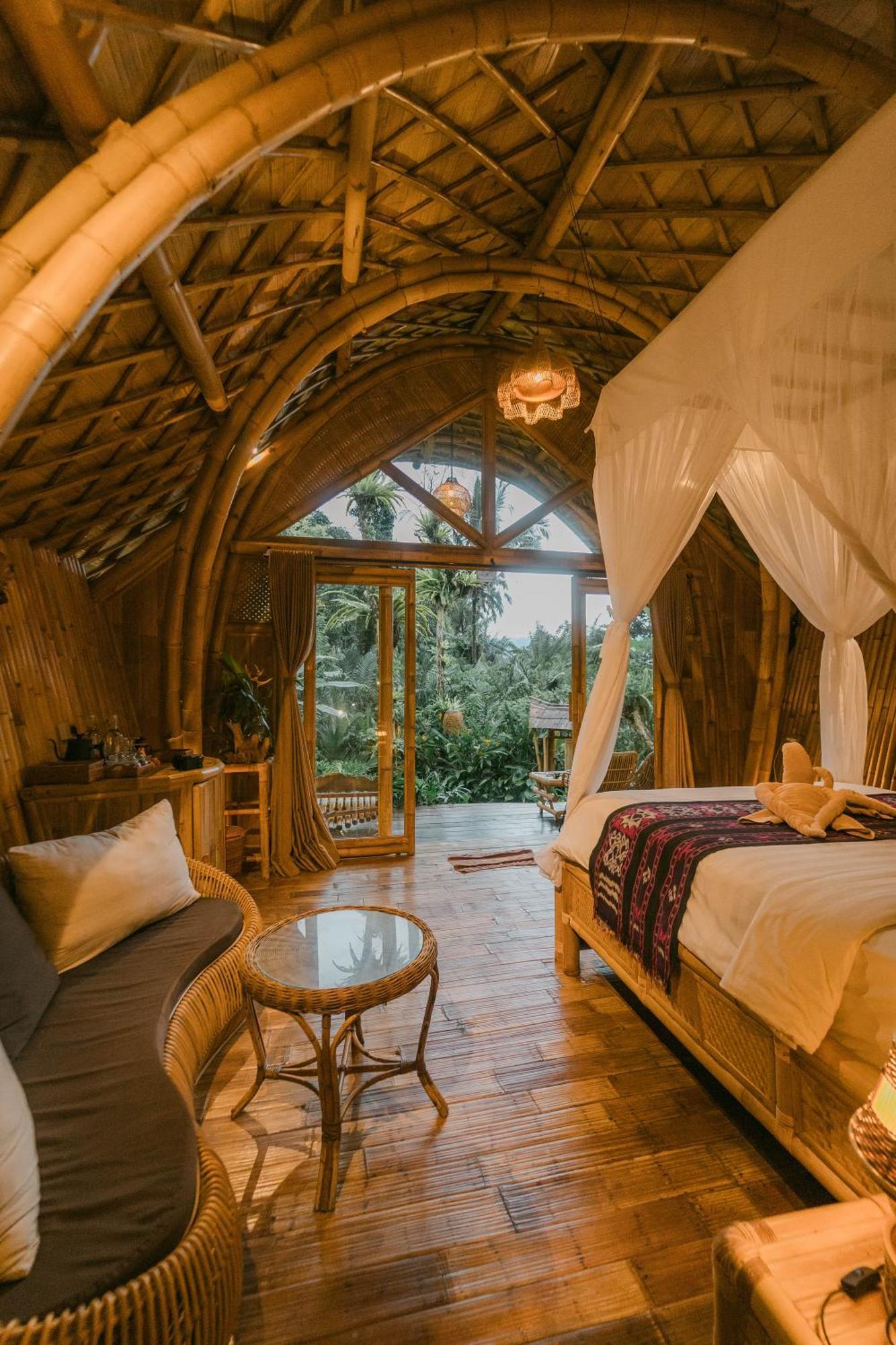 فيلا Arcada Bali Bamboo House سيديمين المظهر الخارجي الصورة