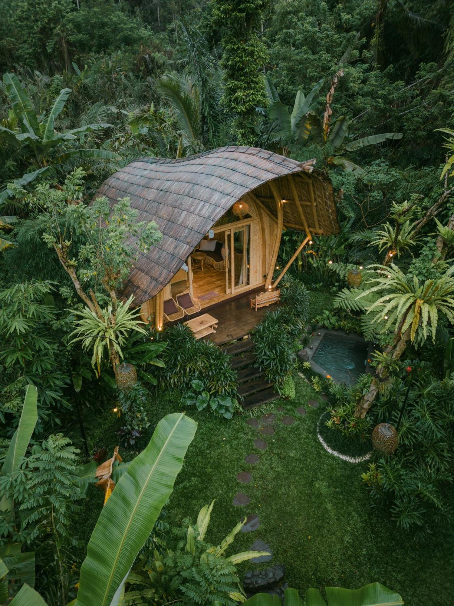 فيلا Arcada Bali Bamboo House سيديمين المظهر الخارجي الصورة