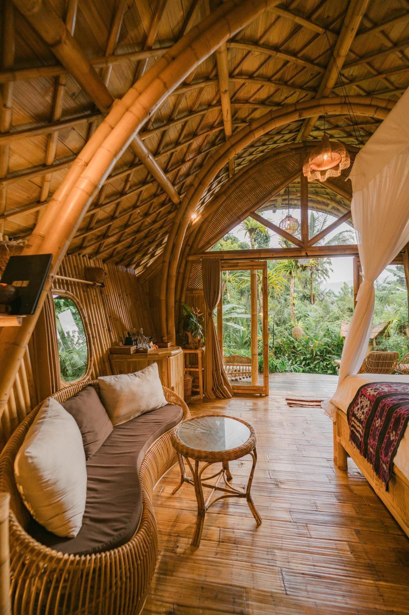 فيلا Arcada Bali Bamboo House سيديمين المظهر الخارجي الصورة