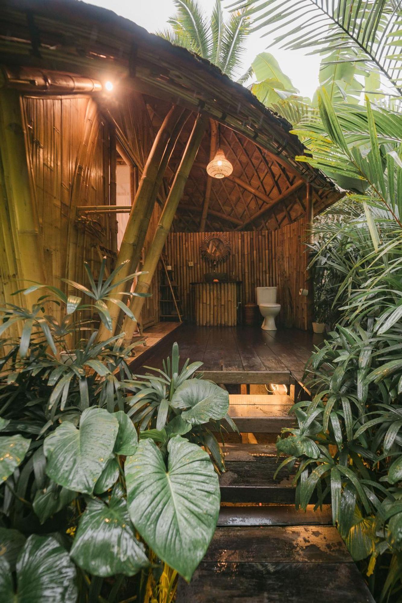 فيلا Arcada Bali Bamboo House سيديمين المظهر الخارجي الصورة