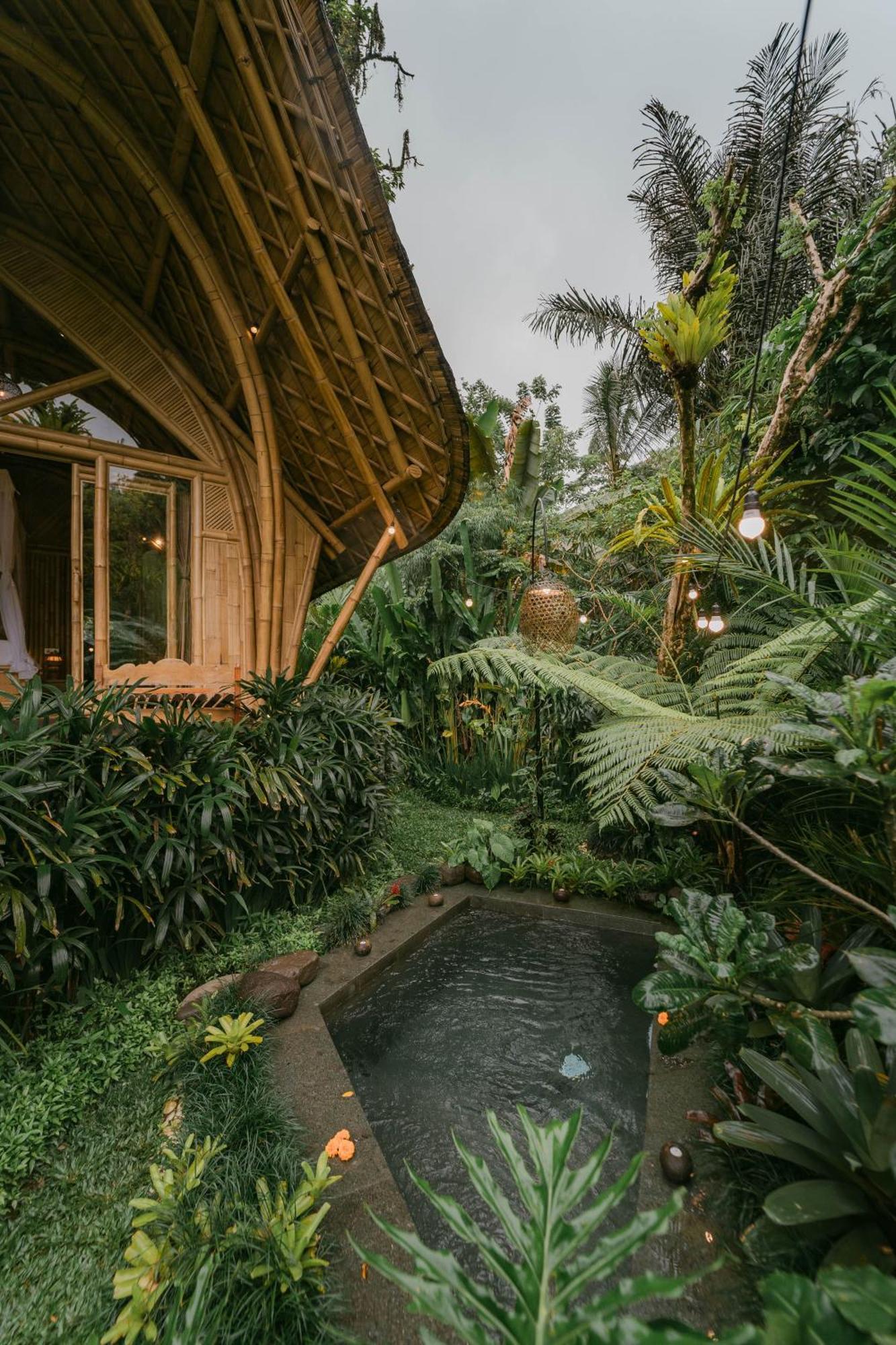 فيلا Arcada Bali Bamboo House سيديمين المظهر الخارجي الصورة