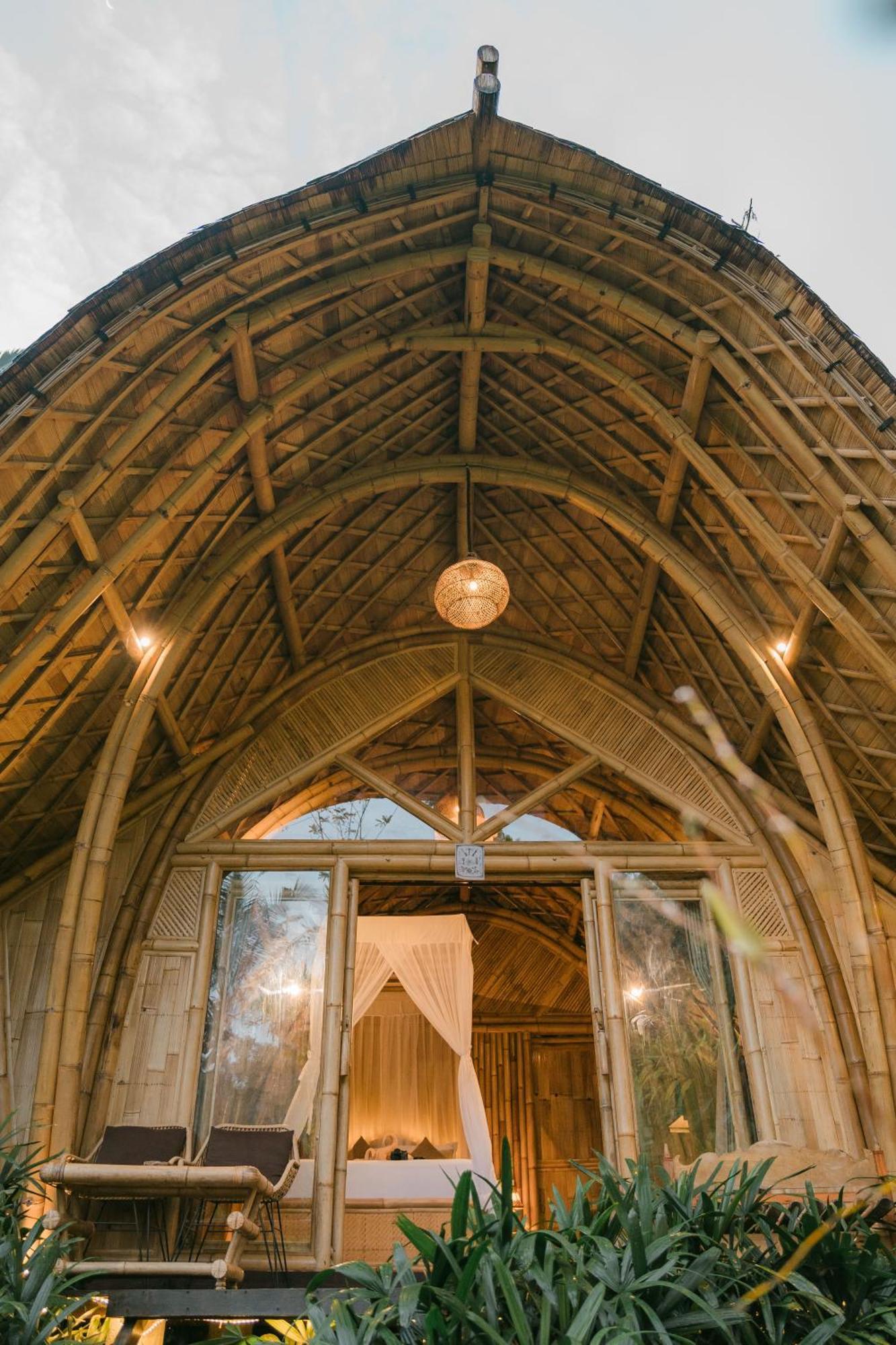 فيلا Arcada Bali Bamboo House سيديمين المظهر الخارجي الصورة