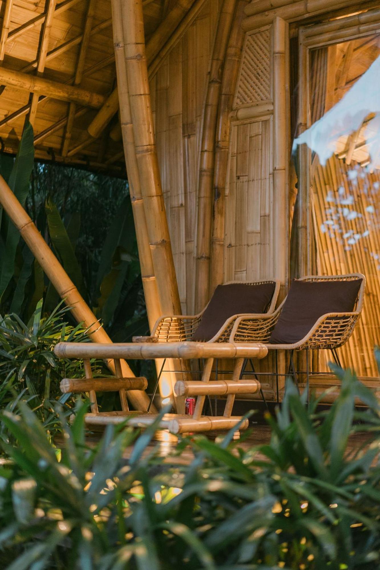 فيلا Arcada Bali Bamboo House سيديمين المظهر الخارجي الصورة