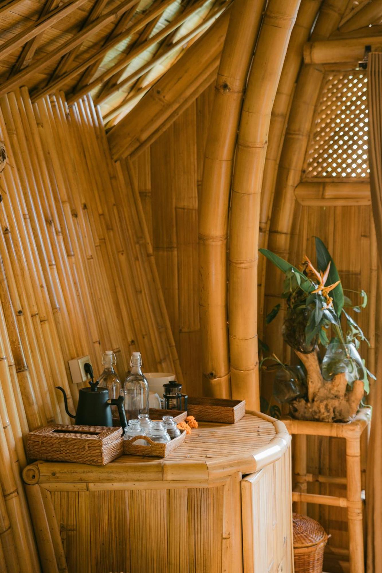 فيلا Arcada Bali Bamboo House سيديمين المظهر الخارجي الصورة