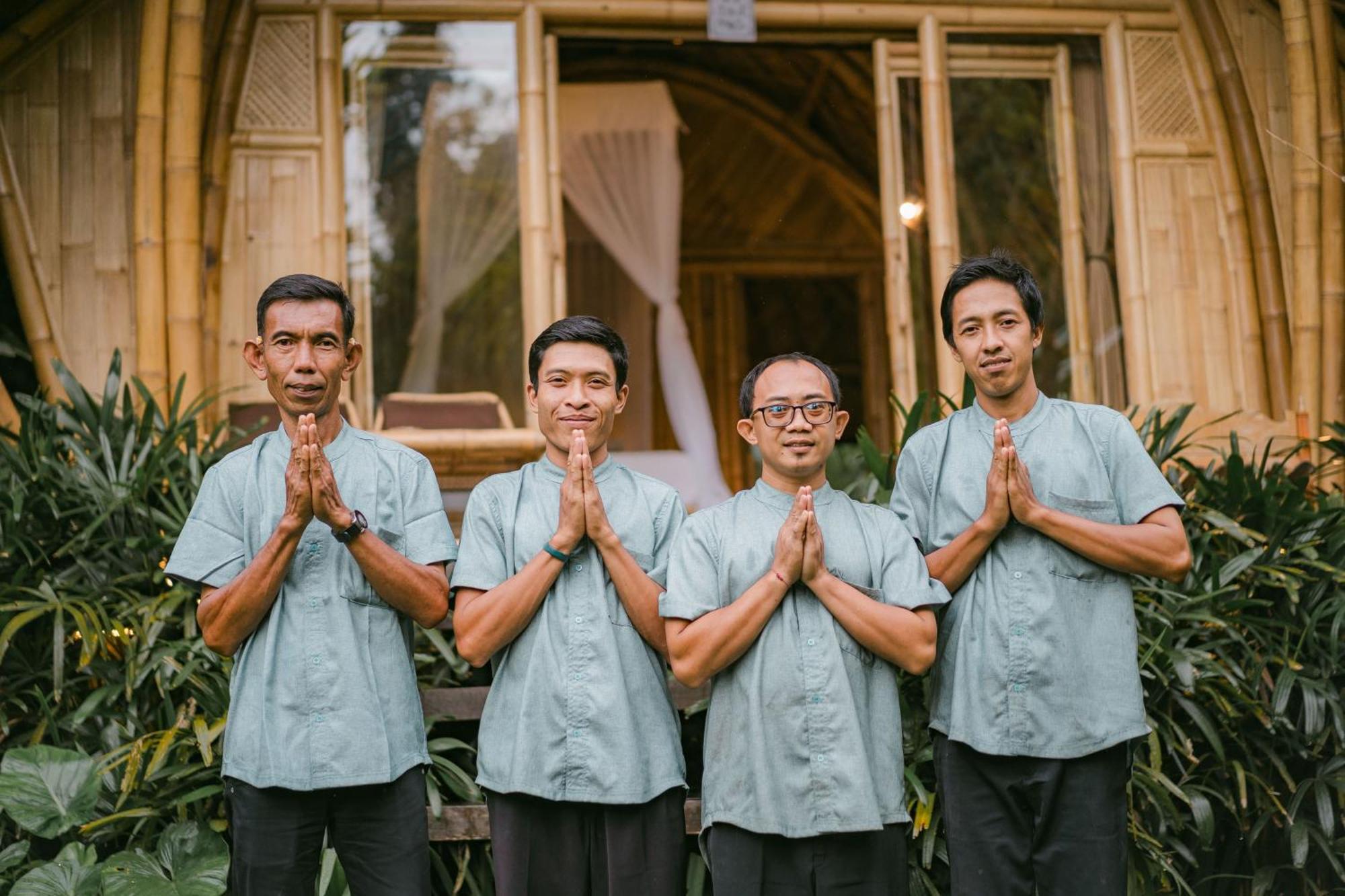فيلا Arcada Bali Bamboo House سيديمين المظهر الخارجي الصورة