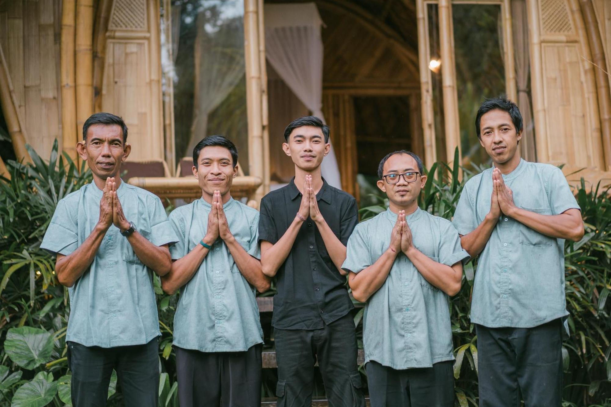 فيلا Arcada Bali Bamboo House سيديمين المظهر الخارجي الصورة